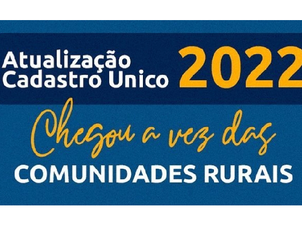 ATUALIZAÇÃO CADASTRAL DO CADASTRO ÚNICO 2022